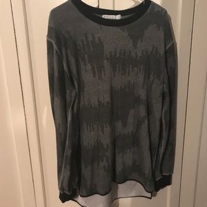 Black Pattern Long Sleeve Alternative Apparel